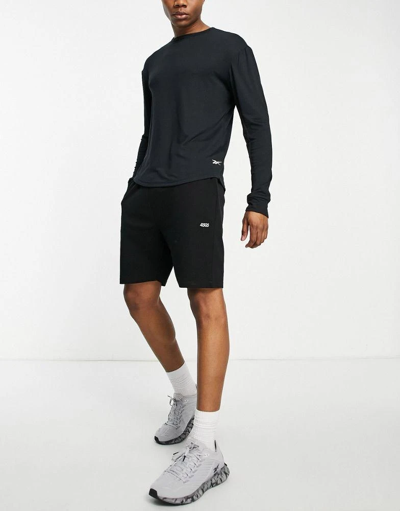 商品Reebok|Reebok Training Dreamblend long sleeve t-shirt in black,价格¥335,第2张图片详细描述