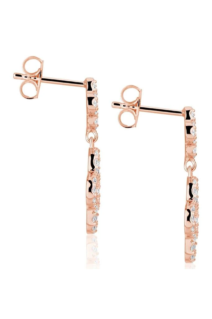 商品Suzy Levian|CZ Clover Drop Earrings,价格¥1148,第3张图片详细描述