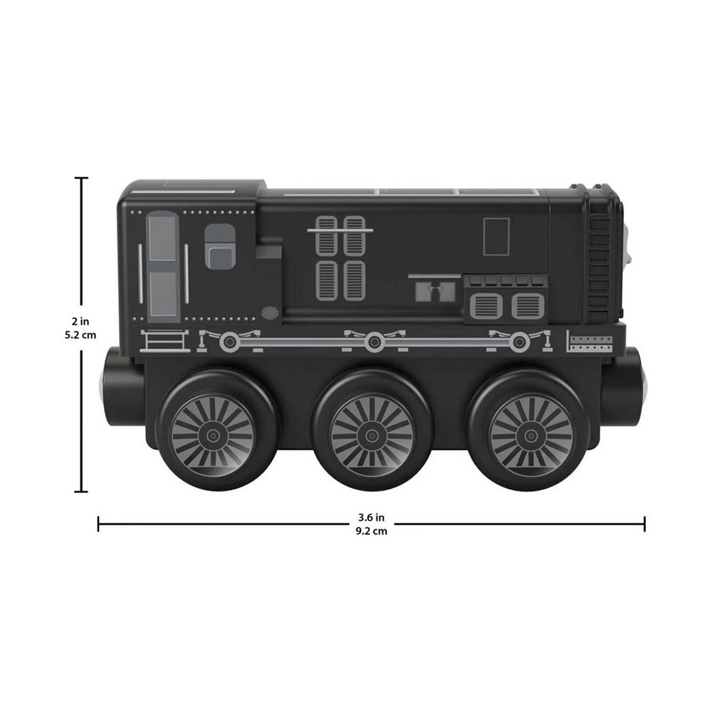 商品Fisher Price|Fisher-Price Thomas & Friends Wooden Railway Diesel Engine,价格¥82,第4张图片详细描述