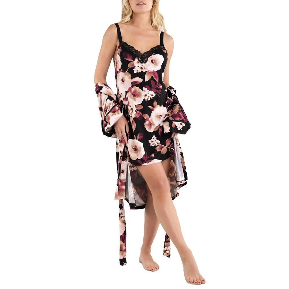 商品Linea Donatella|Women's Ariella Floral-Print Lace-Trimmed Chemise,价格¥143,第1张图片