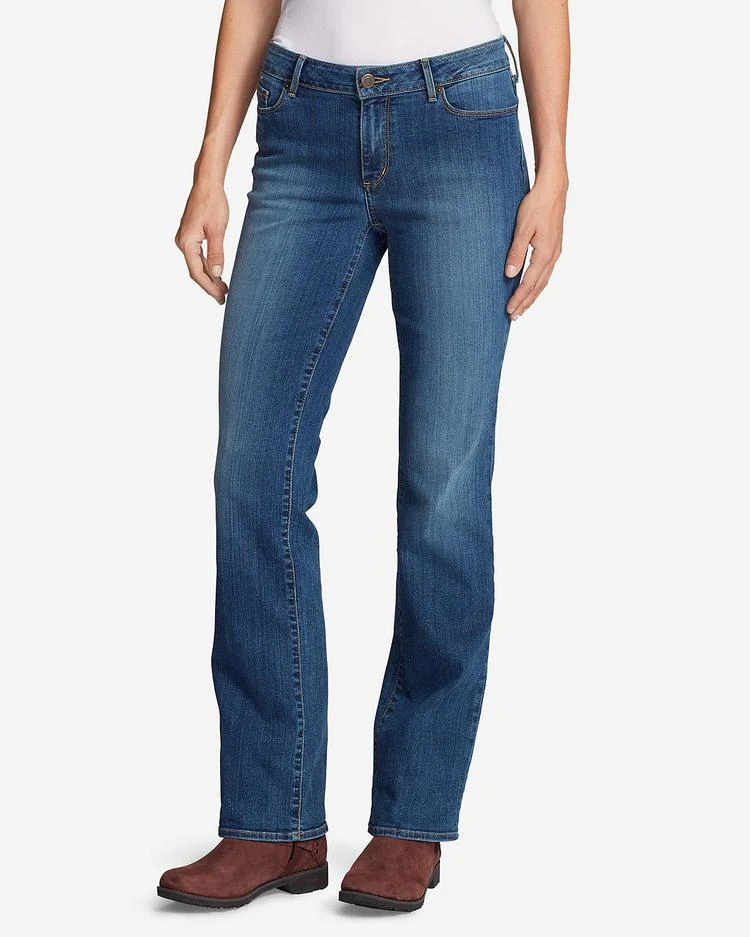 商品Eddie Bauer|Women&#39;s StayShape Boot Cut Jeans - Slightly Curvy,价格¥521,第1张图片