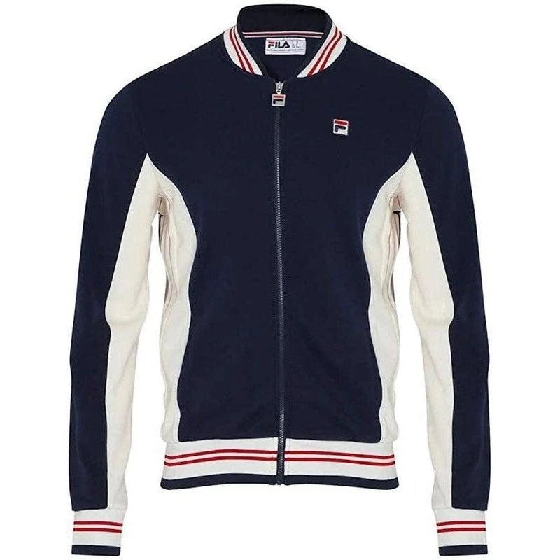 商品Fila|Fila Settanta Baseball Track Jacket Blue,价格¥557,第1张图片