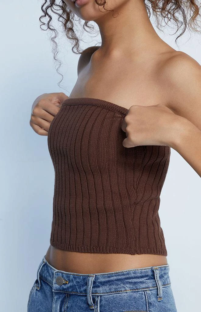 商品LA Hearts|Chunky Ribbed Knit Tube Top,价格¥157,第3张图片详细描述