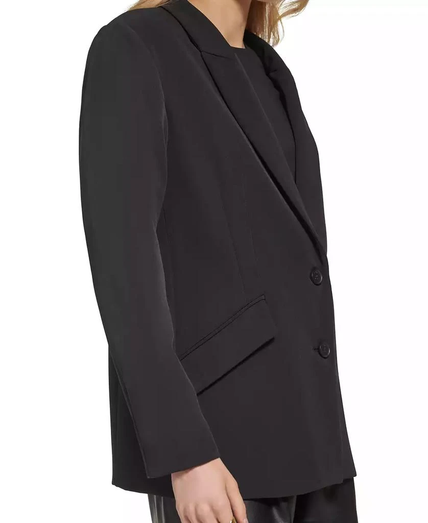 Women's Peak Lapel Two-Button Long-Sleeve Blazer 商品