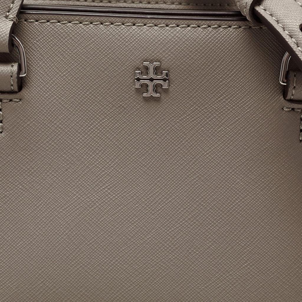 商品[二手商品] Tory Burch|Tory Burch Grey Saffiano Leather Robinson Top Zip Tote,价格¥2440,第7张图片详细描述