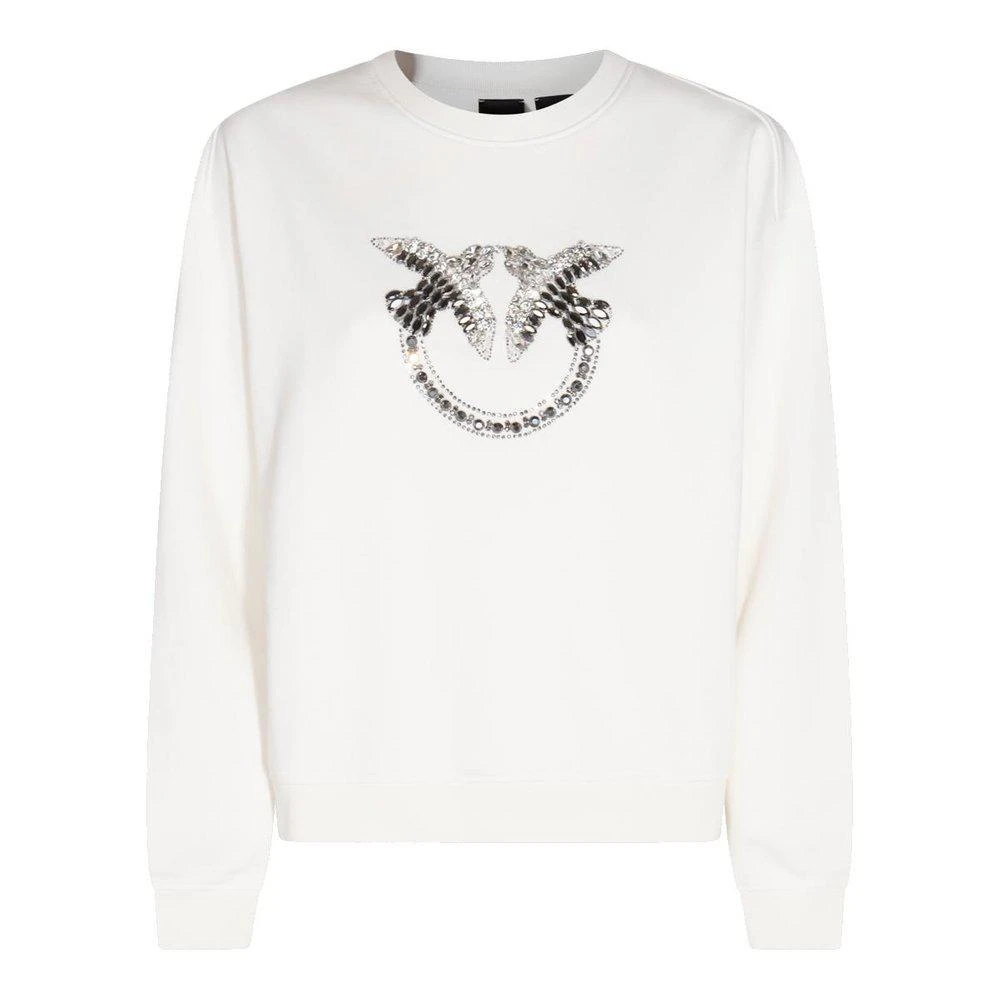 商品PINKO|Pinko Love Birds Embellished Sweatshirt,价格¥868,第1张图片