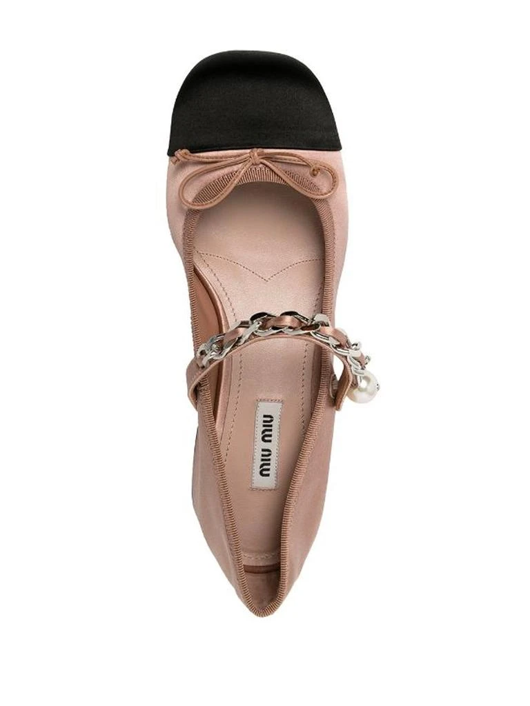 商品Miu Miu|Decollete Round Toe Heel,价格¥8060,第4张图片详细描述