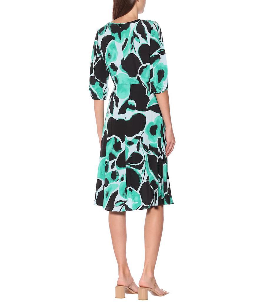 商品Diane von Furstenberg|印花真丝斜纹布中长连衣裙,价格¥2237,第5张图片详细描述