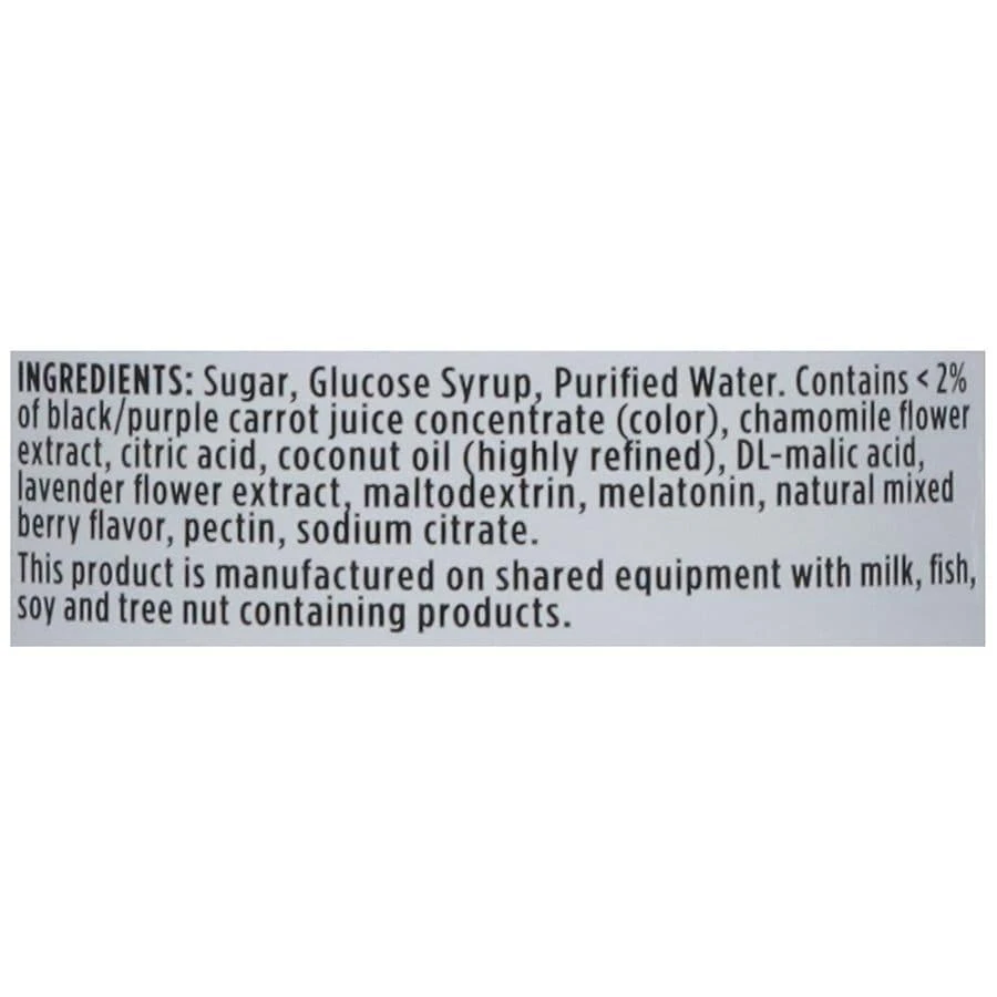 商品Walgreens|Children's Sleep Pure Gummies Melatonin 1 mg Berry,价格¥112,第4张图片详细描述