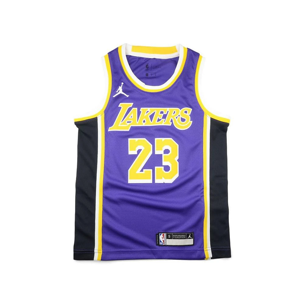 商品Jordan|Los Angeles Lakers Youth Statement Swingman 2 Jersey - Lebron James,价格¥557,第2张图片详细描述