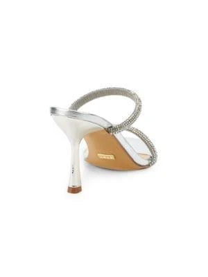 商品Bebe|Camilah Rhinestone Stiletto Sandals,价格¥158,第3张图片详细描述