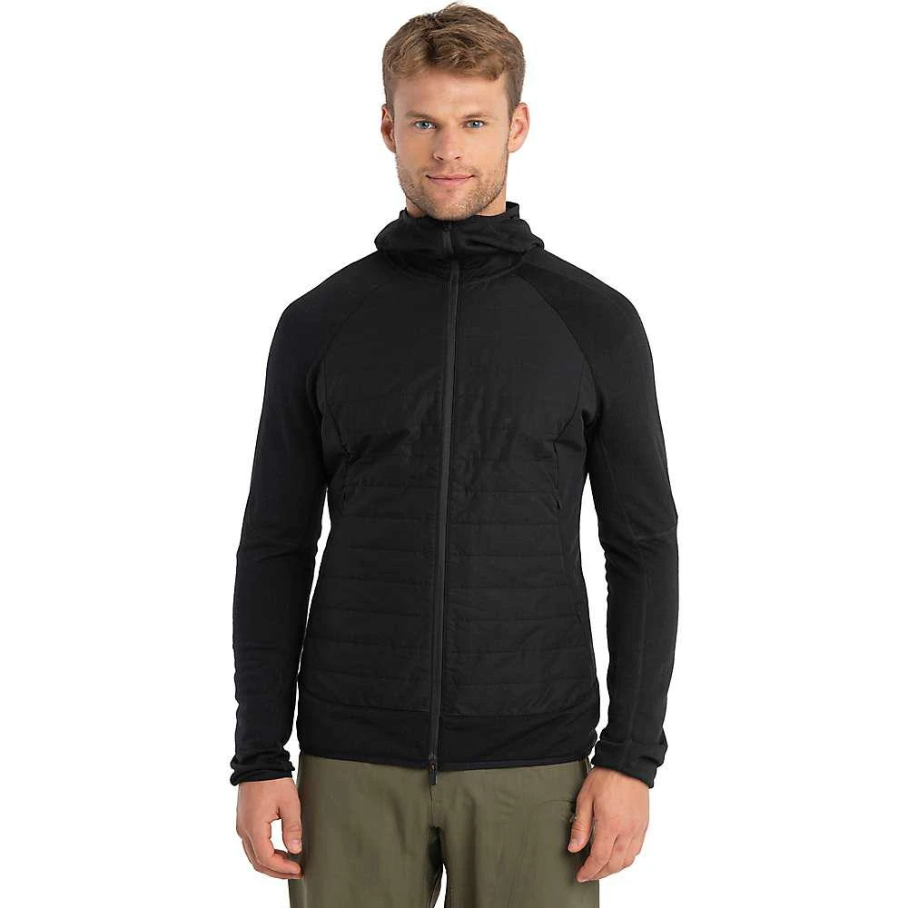 Icebreaker Men's Merino Quantum Hybrid LS Zip Hoodie 商品