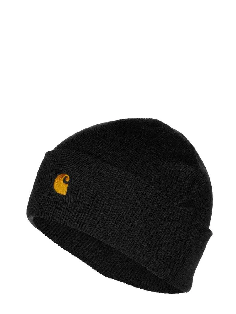 商品Carhartt WIP|Carhartt WIP Logo Embroidered Chase Beanie,价格¥313,第2张图片详细描述