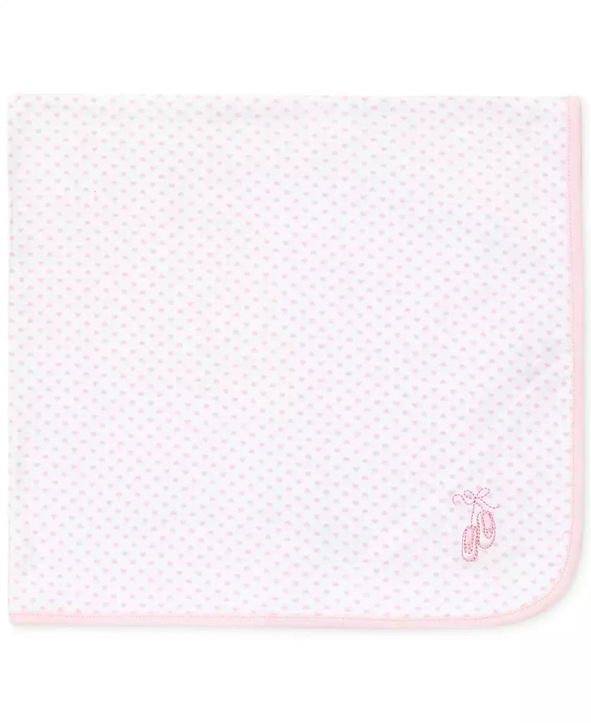 商品Little Me|Baby Girls Prima Ballerina With All Over Heart Print Blanket,价格¥98,第1张图片