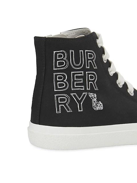 商品Burberry|Little Kid's & Kid's Mini Larkhall High-Top Sneakers,价格¥2154,第4张图片详细描述