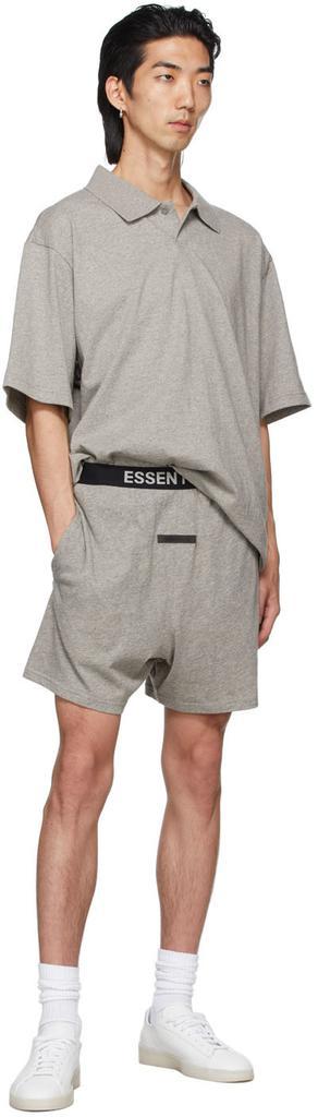 商品Essentials|Grey Logo Lounge Shorts,价格¥471,第6张图片详细描述
