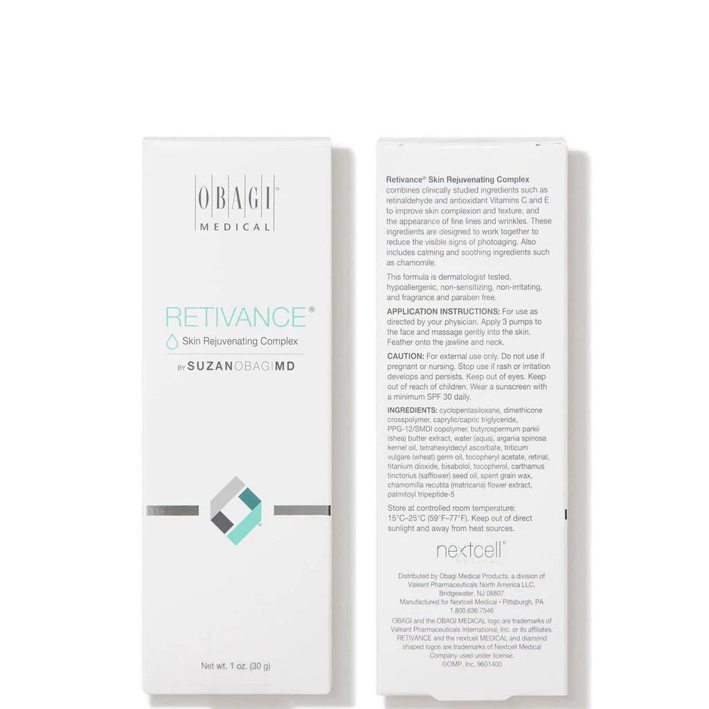 商品Obagi|Obagi Medical Retivance Skin Rejuvenating Complex 1 oz,价格¥1017,第5张图片详细描述