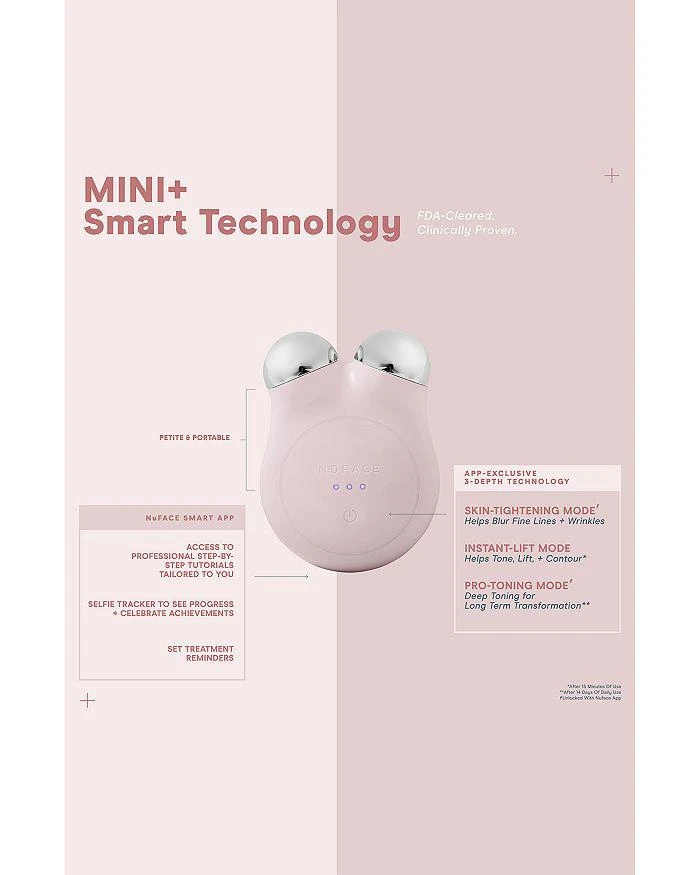商品NuFace|Mini+ Facial Toning Device & Primer - Purple,价格¥1869,第3张图片详细描述