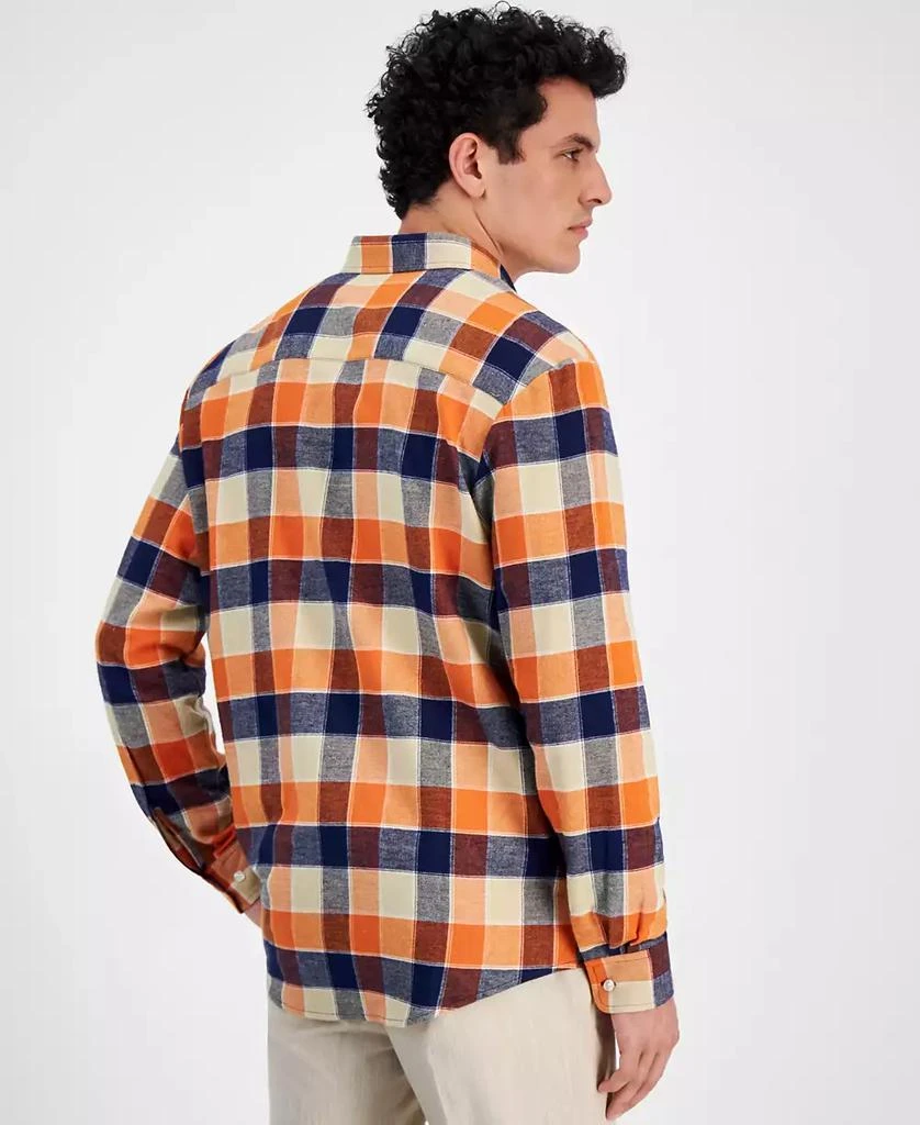 商品Club Room|Men's Regular-Fit Plaid Flannel Shirt, Created for Macy's,价格¥113,第2张图片详细描述