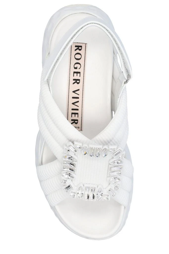 商品Roger Vivier|Roger Vivier Embellished Buckle Sandals,价格¥7517,第4张图片详细描述