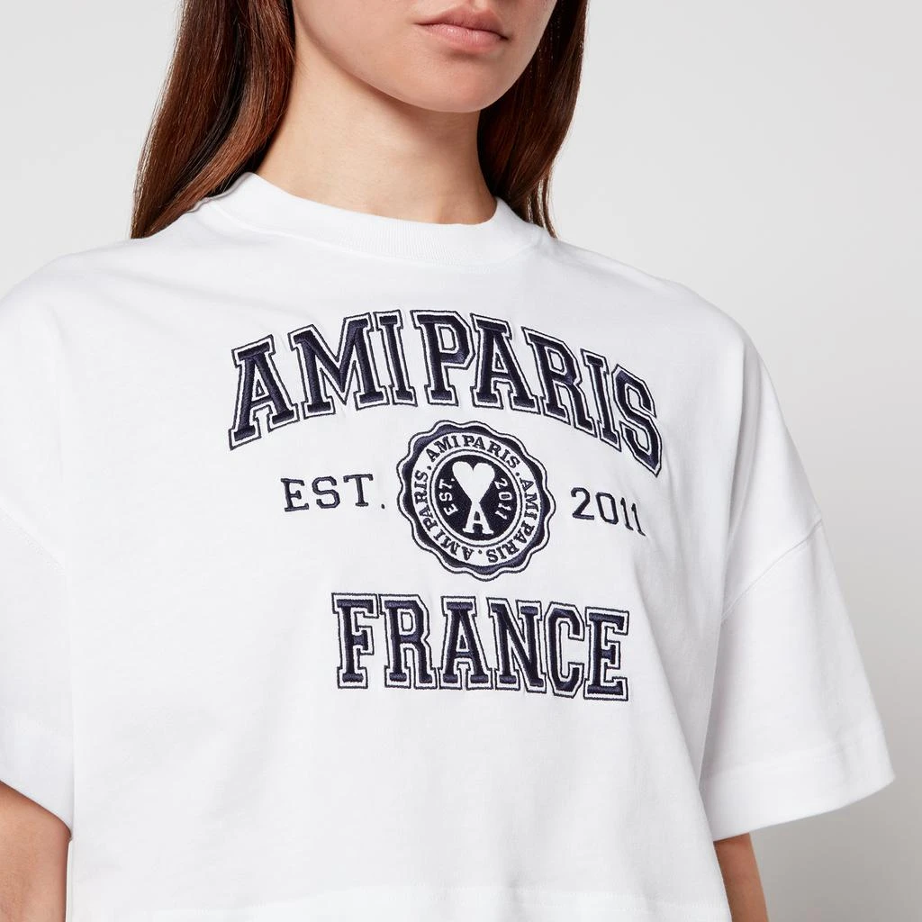 AMI paris France Cotton-Jersey T-Shirt 价格¥579 | 别样海外购