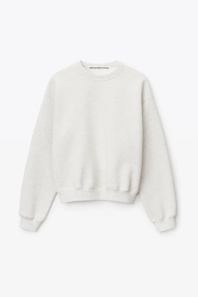 商品Alexander Wang|CREWNECK PULLOVER IN DENSE FLEECE,价格¥2254,第3张图片详细描述