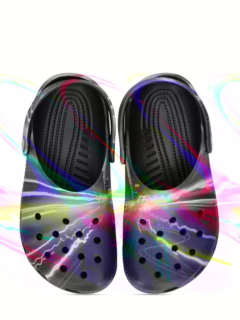 商品Crocs|Thunder Print Rubber Crocs,价格¥390,第1张图片