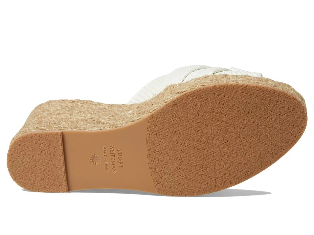 商品Stuart Weitzman|Loveknot Espadrille Wedge Slide,价格¥1356,第3张图片详细描述