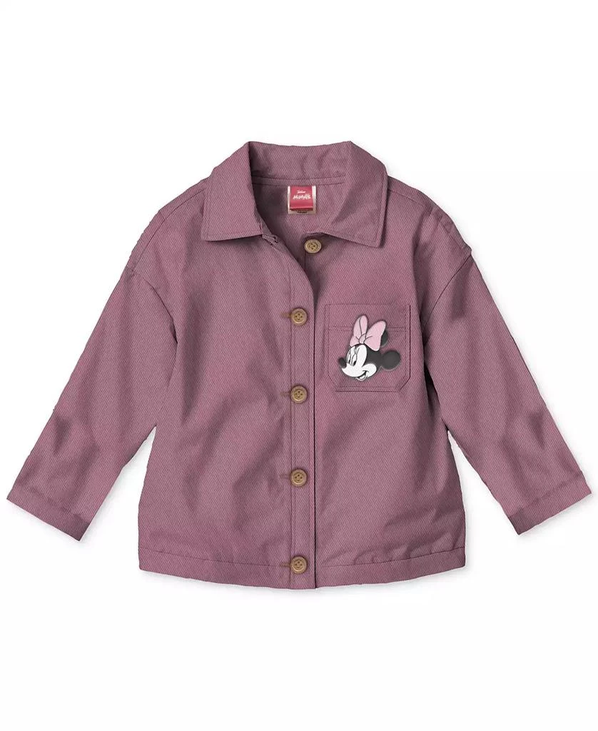 商品Disney|Baby Girls Minnie Mouse Jacket, Top & Ribbed Leggings, 3 Piece Set,价格¥176,第2张图片详细描述