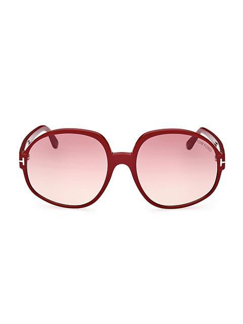 商品Tom Ford|61MM Round Sunglasses,价格¥3228,第1张图片