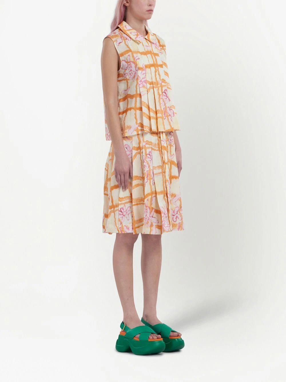 商品【商品预售7天】 Marni|Marni 女士上衣 TTMA0210F0UTR025PNY06 花色,价格¥3586,第3张图片详细描述