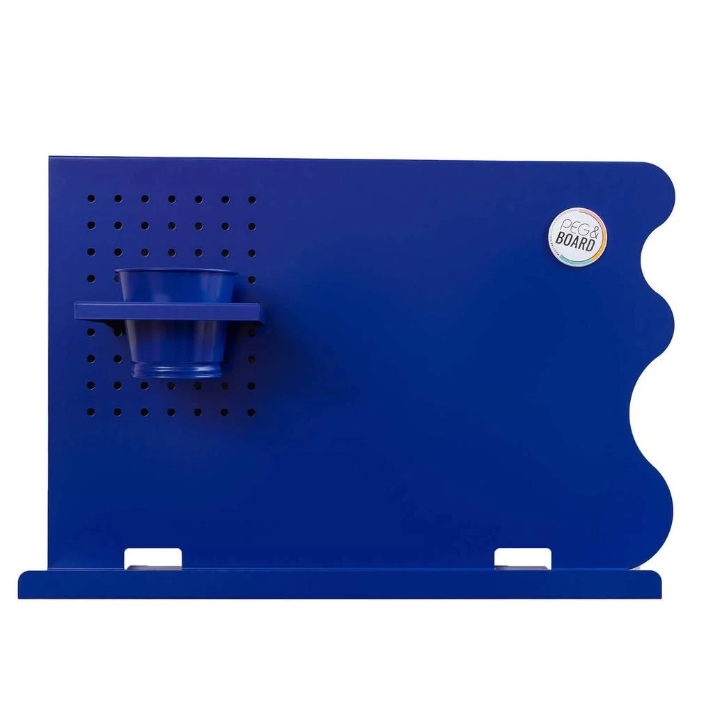 商品The Hut|Peg & Board Horizontal Memo Board & Pot - Cobalt Blue,价格¥427,第2张图片详细描述