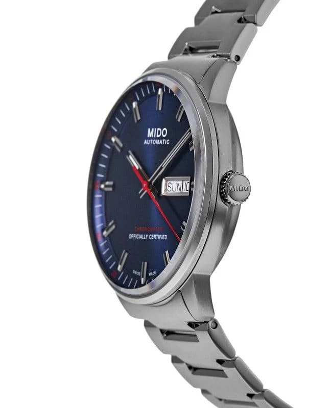 商品MIDO|Mido Commander Blue Dial Steel Men's Watch M021.431.11.041.00,价格¥7983,第3张图片详细描述