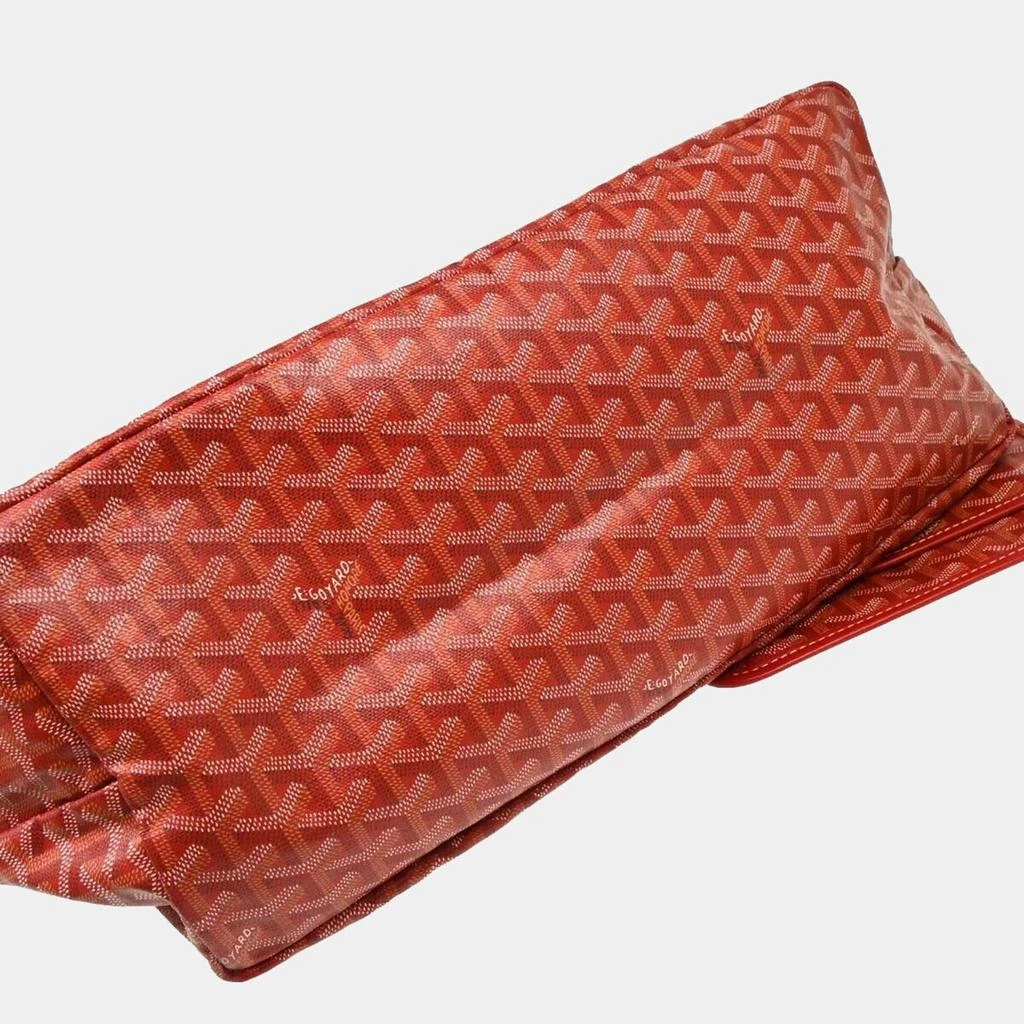 商品[二手商品] Goyard|Goyard Red PVC, Leather Saint Louis GM Tote Bag,价格¥23347,第3张图片详细描述