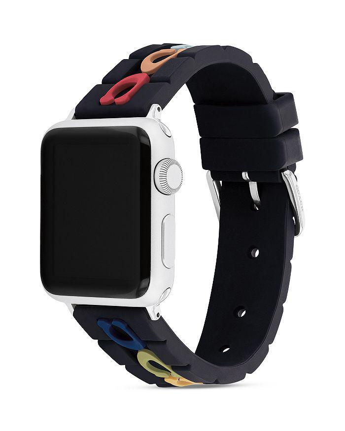 商品Coach|Apple Watch® Rubber Strap,价格¥691,第4张图片详细描述