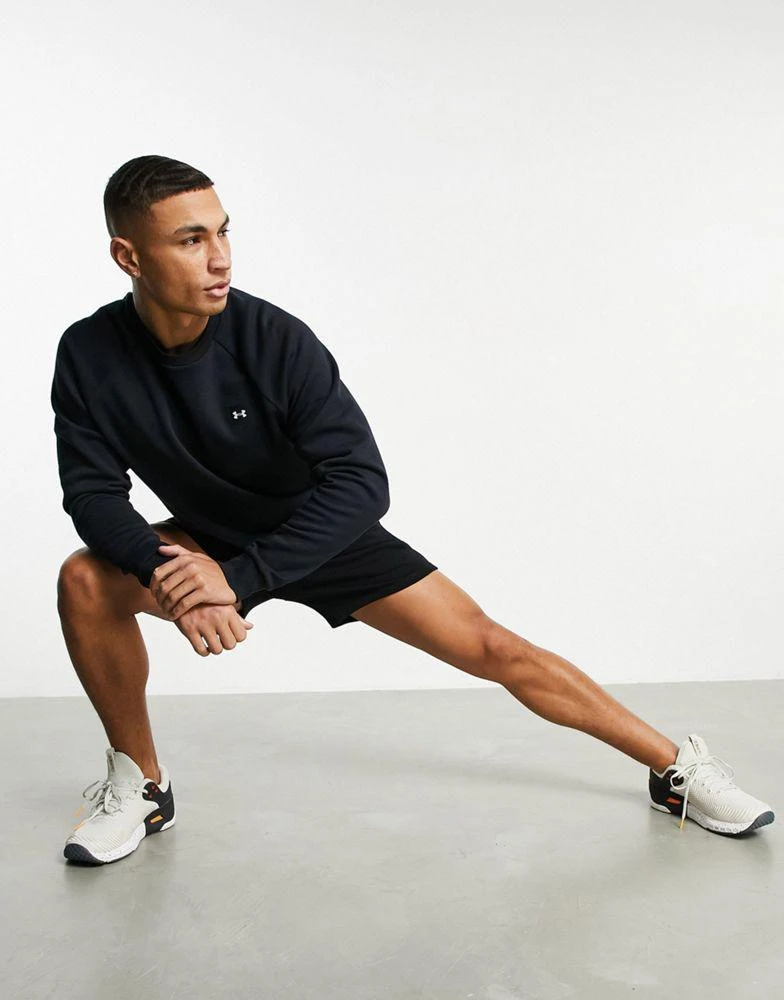 商品Under Armour|Under Armour Rival fleece crew sweatshirt in black,价格¥248,第4张图片详细描述