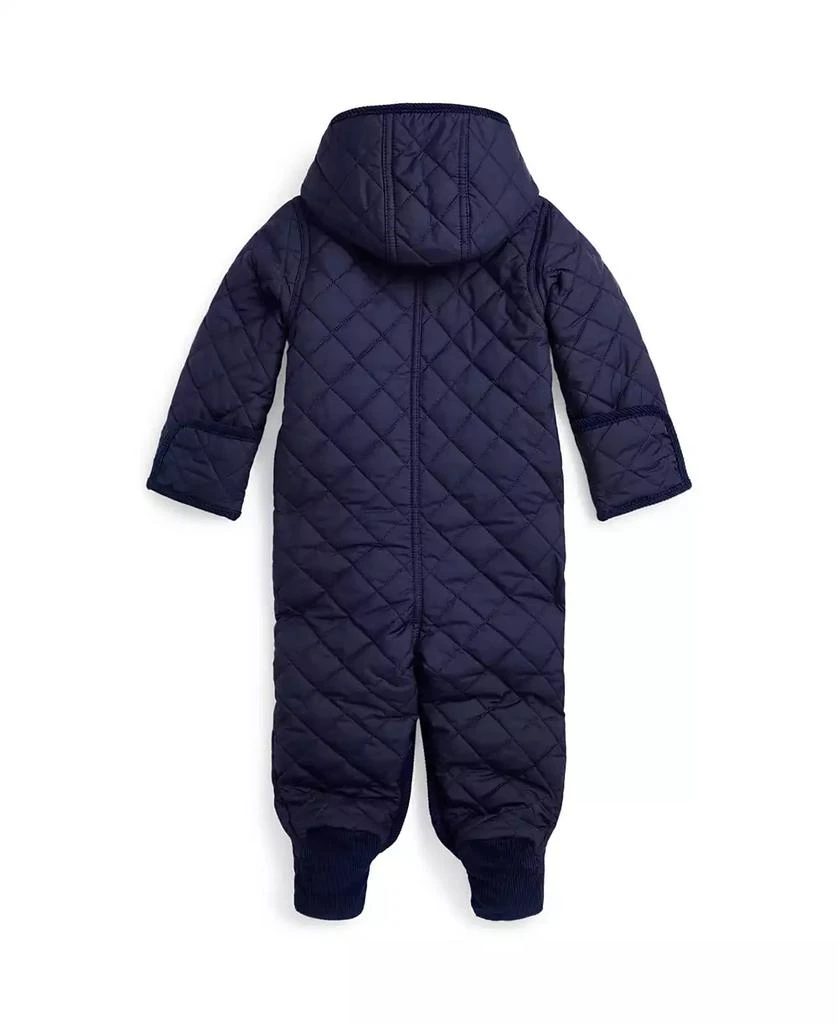 商品Ralph Lauren|Baby Water-Repellent Hooded Barn Bunting One Piece,价格¥634,第2张图片详细描述