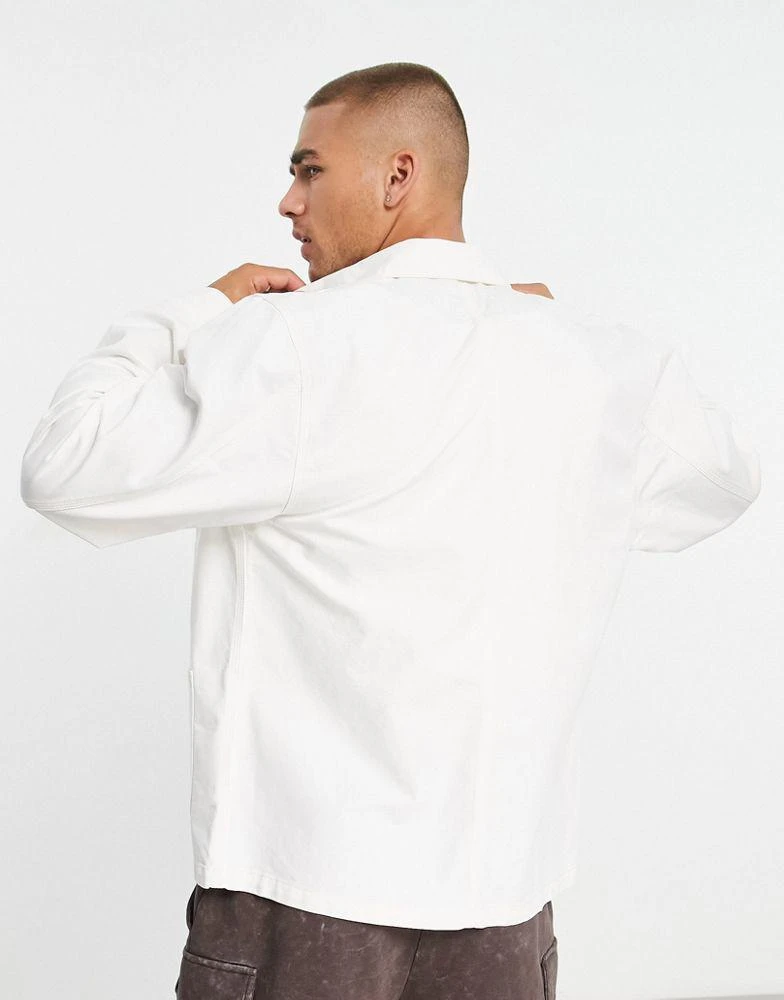 商品Carhartt|Carhartt WIP michigan summer jacket in off white,价格¥1570,第2张图片详细描述