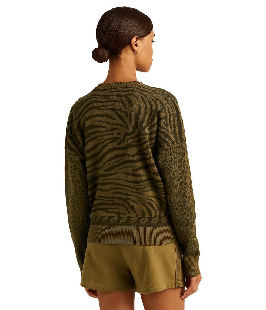 商品Ralph Lauren|Petite Zebra-Motif Cotton Sweater,价格¥1067,第4张图片详细描述