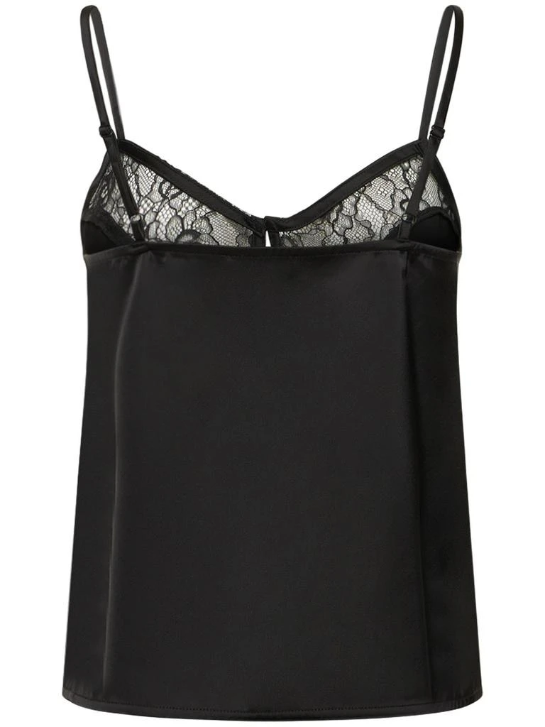 商品MUSIER PARIS|Capri Satin & Lace Top,价格¥370,第4张图片详细描述