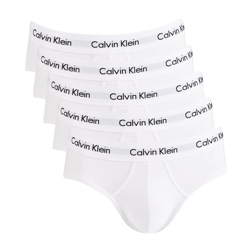 商品Calvin Klein|Men's 5-Pack Cotton Stretch Hip Briefs Underwear,价格¥192,第1张图片