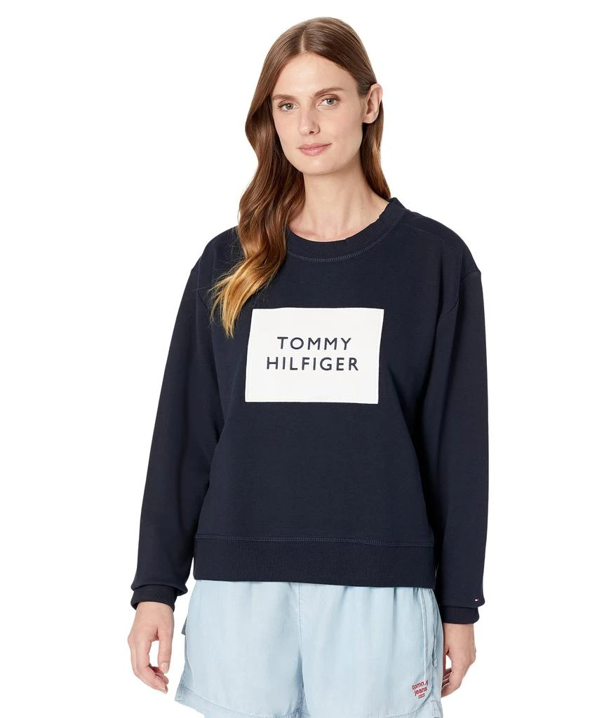 商品Tommy Hilfiger|Signature Relaxed Sweatshirt,价格¥468,第1张图片