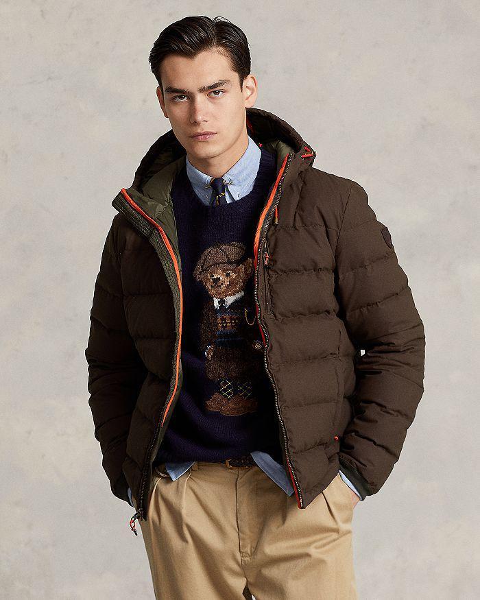 商品Ralph Lauren|Oilcloth Quilted Hooded Down Jacket,价格¥2999,第7张图片详细描述