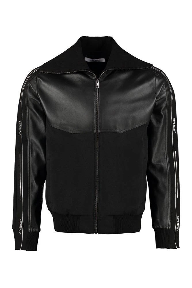 商品Givenchy|Givenchy Logo Tape Panelled Jacket,价格¥10615,第1张图片