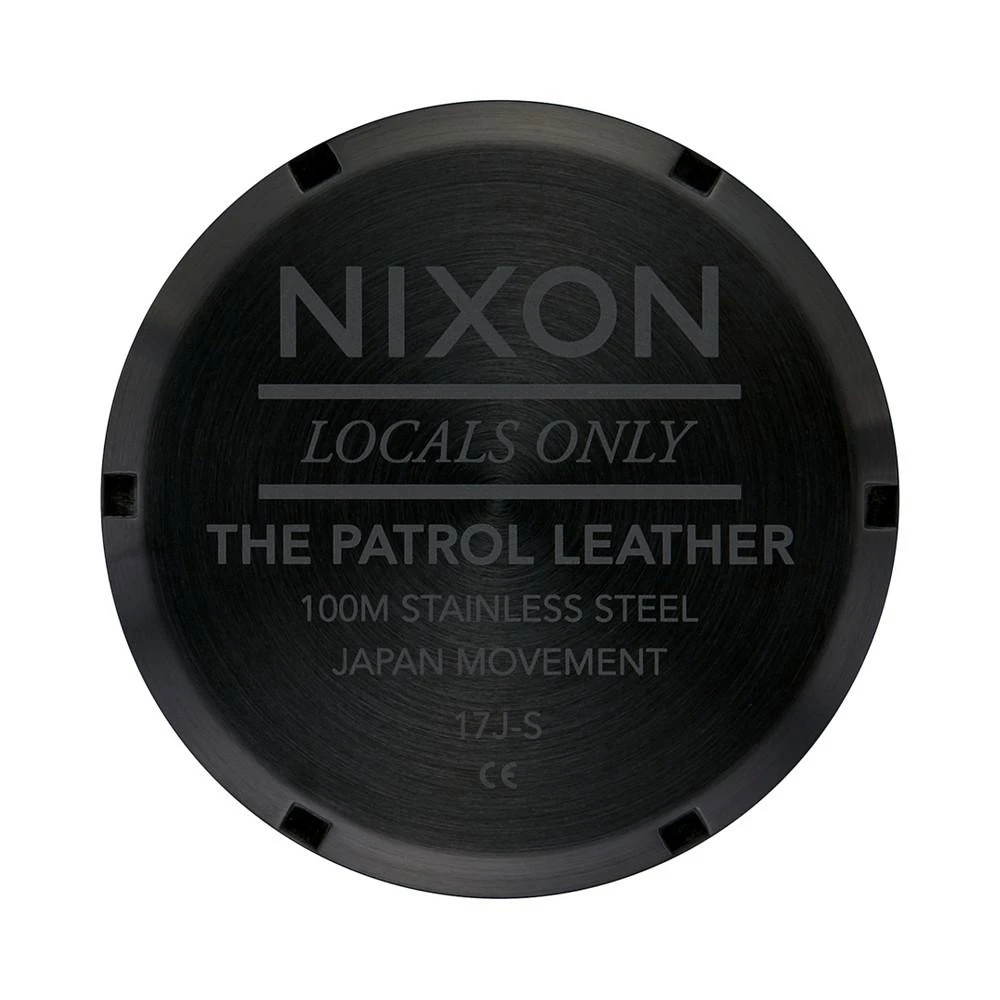 商品Nixon|Men's Patrol Leather Strap Watch 42mm,价格¥1281,第5张图片详细描述