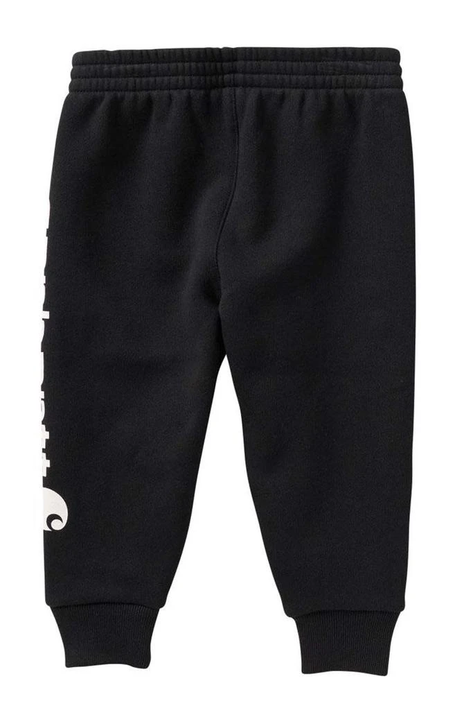 商品Carhartt|(CK8412) Elastic Waistband Logo Fleece Sweatpant - Caviar Black,价格¥178,第1张图片