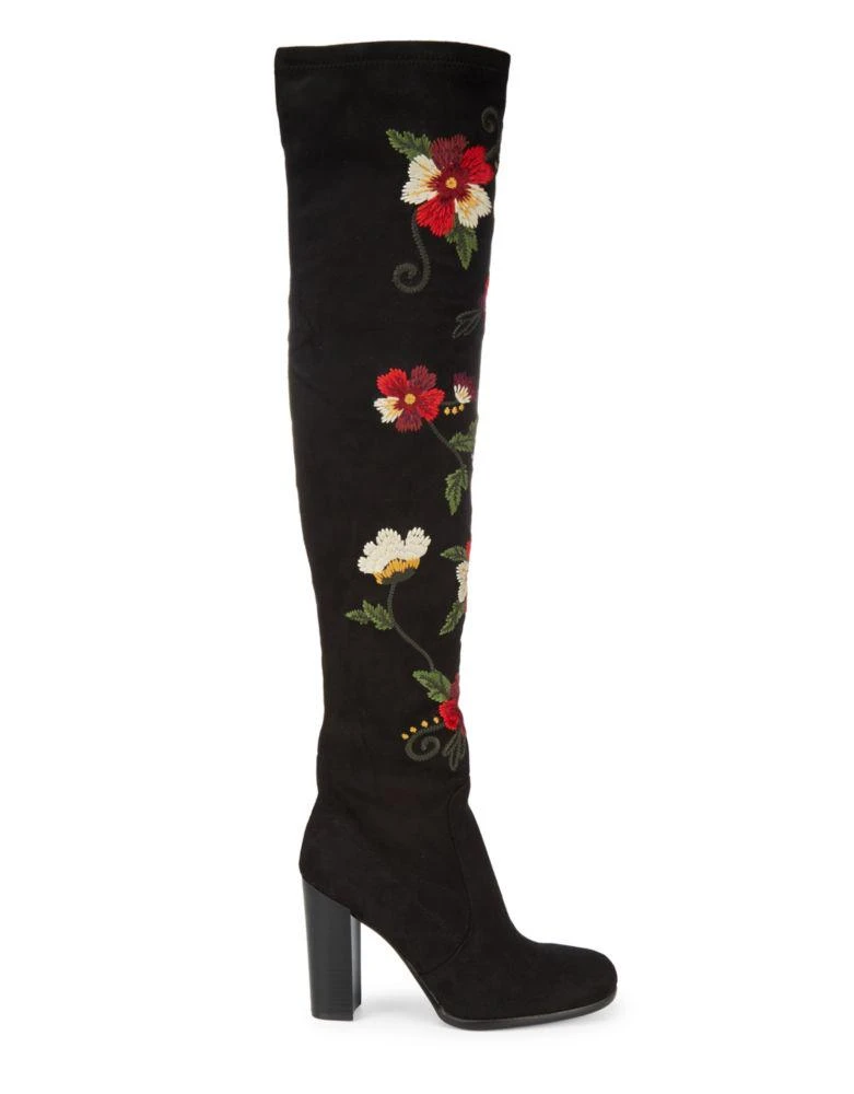 商品Sam Edelman|Vena Embroidered Over-the-Knee Boots,价格¥612,第4张图片详细描述