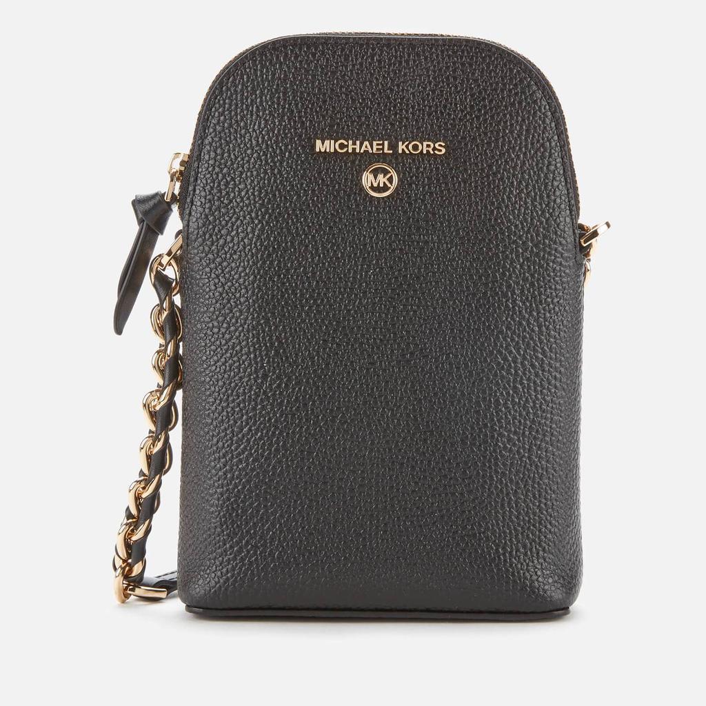 商品Michael Kors|MICHAEL Michael Kors Women's Jet Set Charm Small Ns Chn Phn Xbody Bag - Black,价格¥1189,第1张图片