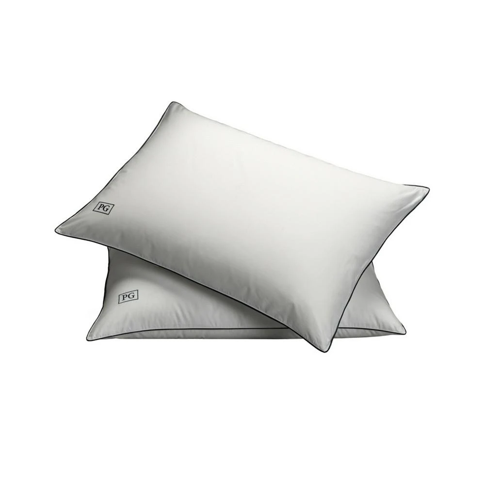 商品Pillow Guy|White Goose Down Firm Density Stomach Sleeper Pillow with 100% Certified RDS Down, and Removable Pillow Protector - Set of 2,价格¥10282,第1张图片