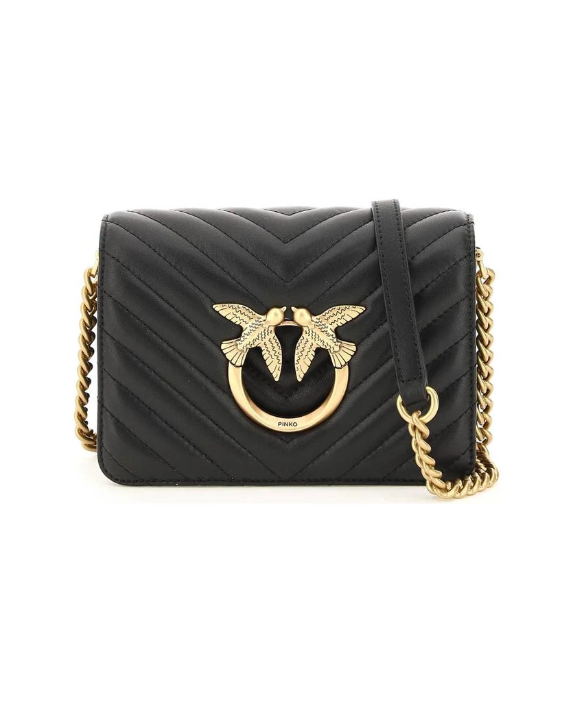 商品PINKO|Love Click V Quilt Mini Bag,价格¥1939,第1张图片